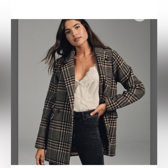Abercrombie & Fitch Jackets & Blazers - Abercrombie blazer peacoat